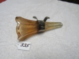 carnival glass horse drawn hearse sconce