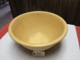 yellow crock dough bowl (1 small chip)