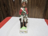 royal english officer musical decanter