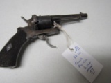 .32 Cal. French Pin Fire 6 Shot Pistol