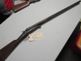 William Moore & Co. Cast Steel Dbl. Shot, Dbl. Trigger Black Powder