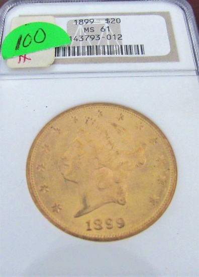 1899 $20.00 Gold Piece