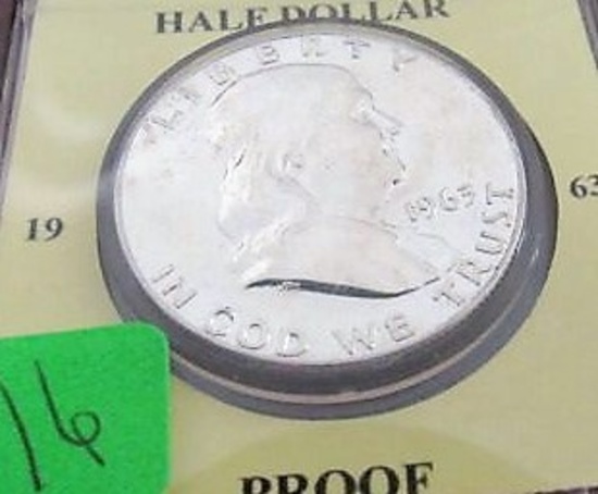 1963 Proof Franklin Half Dollar
