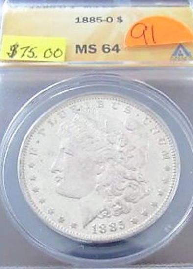 1885-O Silver Dollar