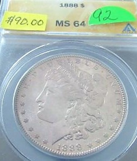 1888-P Silver Dollar