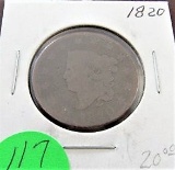 1820 Large Cent