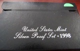 1998 US Mint Silver Proof Set