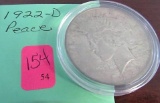 1922-D Peace Dollar