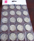 Sheet of 20 Silver Quarters