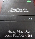 1994, 1995 Silver Proof Mint Sets