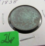 1838 Large Cent