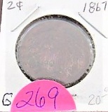 1867 2 Cent Piece