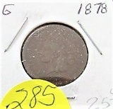 1878 Indian Head Cent