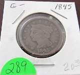 1845 Large Cent