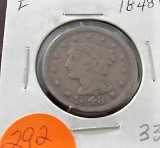 1848 Large Cent