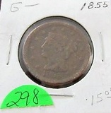 1855 Large Cent