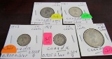 5 Silver Canadian Coins