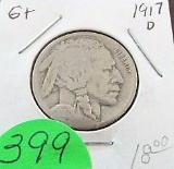 1917-D Buffalo Nickel