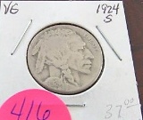 1924-S Buffalo Nickel