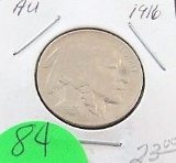 1916-P Buffalo Nickel