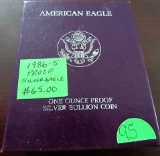 1986-S Proof Silver Eagle