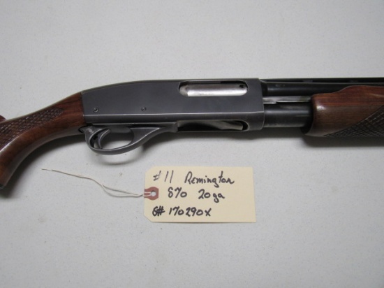 Remington Model 870 20GA SN: 170290X