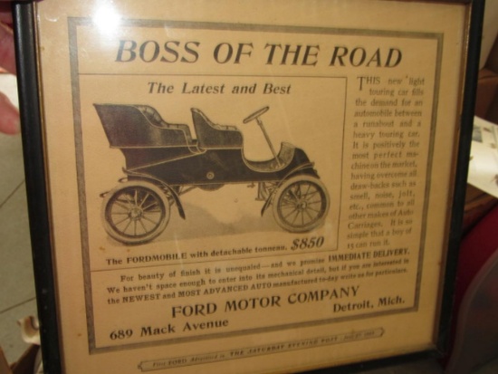 "Boss of the Road" Ford Advertisement