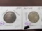 (2) 1858, 1875 Seated Dimes