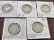 (5) 1920, 20P, 20S, 23,23S Mercury Dimes