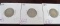 (3) 1915F, 1916 1G Buffalo Nickels