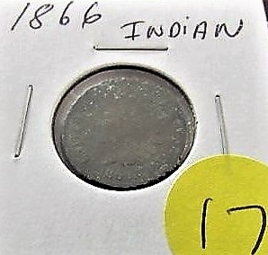 1866 Indian Cent