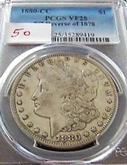 1880-CC Morgan Dollar