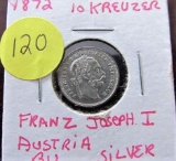 1872 Austria Silver