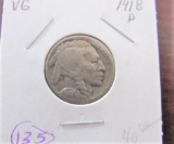 1918 D Buffalo Nickel