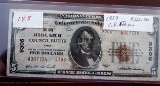 1929 $5.00 Nat. Bank of Coucil Bluffs, Iowa
