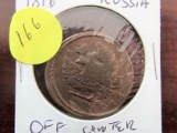 1816 Russia Coin-Off Center