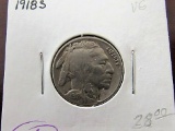 1918 S Buffalo Nickel