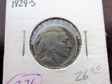 1924 S Buffalo Nickel