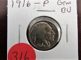 1916 P Buffalo Nickel