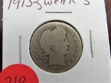 1913 Barber 25 Quarter