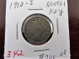 1912-S V Nickel