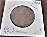 1802 Large 1 Cent, Low Grade
