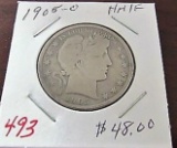 1905-D Barber Half Dollar