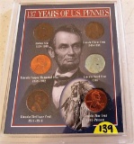 137 Years of US Pennies