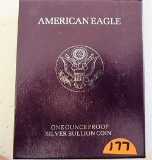 1992 Silver American Eagle One Dollar Coin