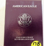 1991 Silver American Eagle One Dollar Coin