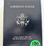 2001 Silver American Eagle One Dollar Coin