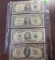 (2) 1957 Dollar Bills, 1995 $5, 1934-A $10