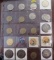Sheet of 21 Coins