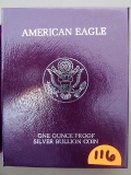 1988 One Ounce Proof Silver Bullion Coin